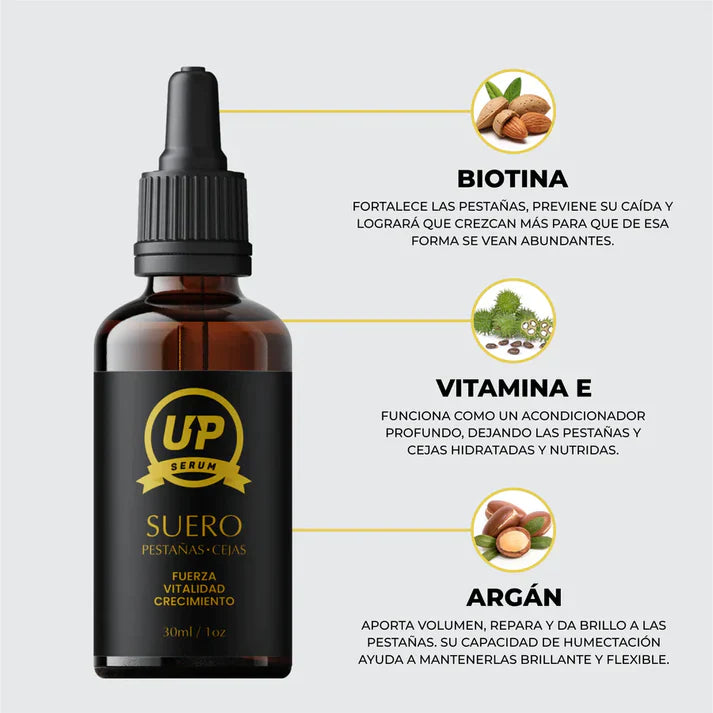 SERUM UP® PROFESIONAL PARA EL CRECIMIENTO DE PÉSTAÑAS Y CEJAS